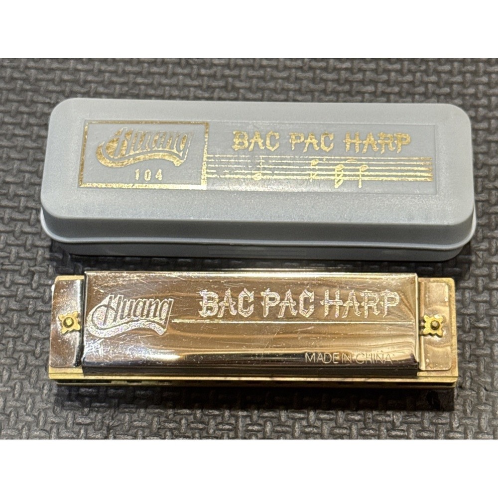 Vintage Harmonica Huang BAC PAC HARP 104 with Case | Key of C